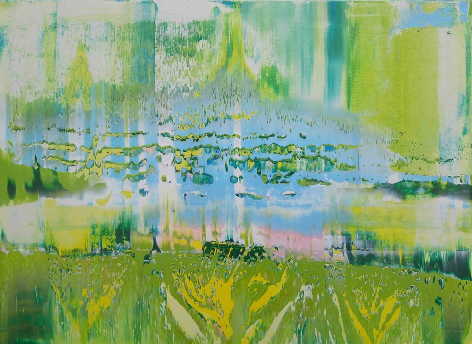 Happy Monika Kovatsch Original painting for sale