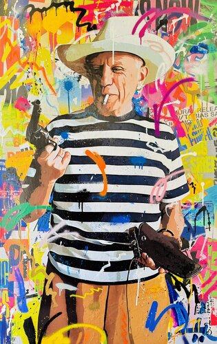 The World of Pablo by RS Artist, Painting for Sale on Select