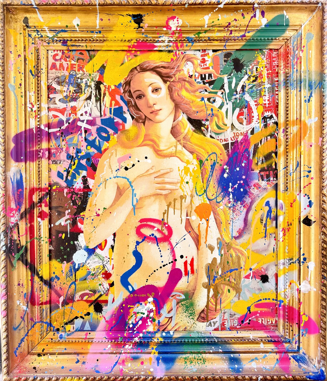 UNSTOPPABLE VENUS RS Artist Original painting for sale