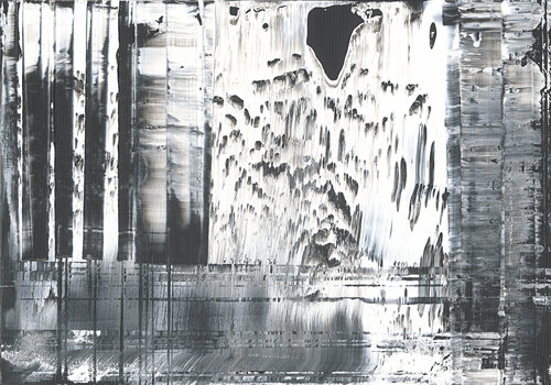 Black & White 3 by Kerstin Sokoll, Painting for Sale on Select