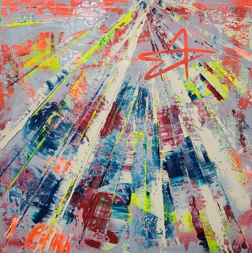 In The Spot of Fame by Kerstin Sokoll, Painting for Sale on Select