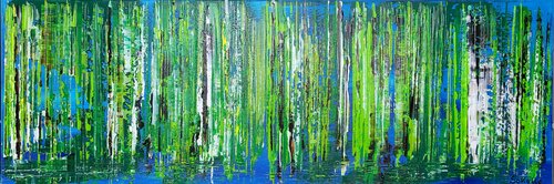 Birkenwald 150 by Kerstin Sokoll, Painting for Sale on Select