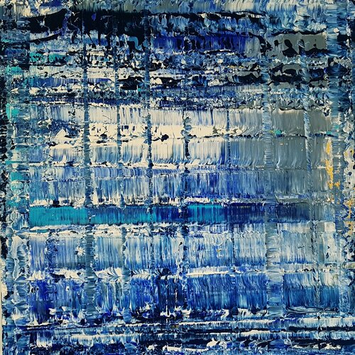 Abstract Blue 2 by Kerstin Sokoll, Painting for Sale on Select