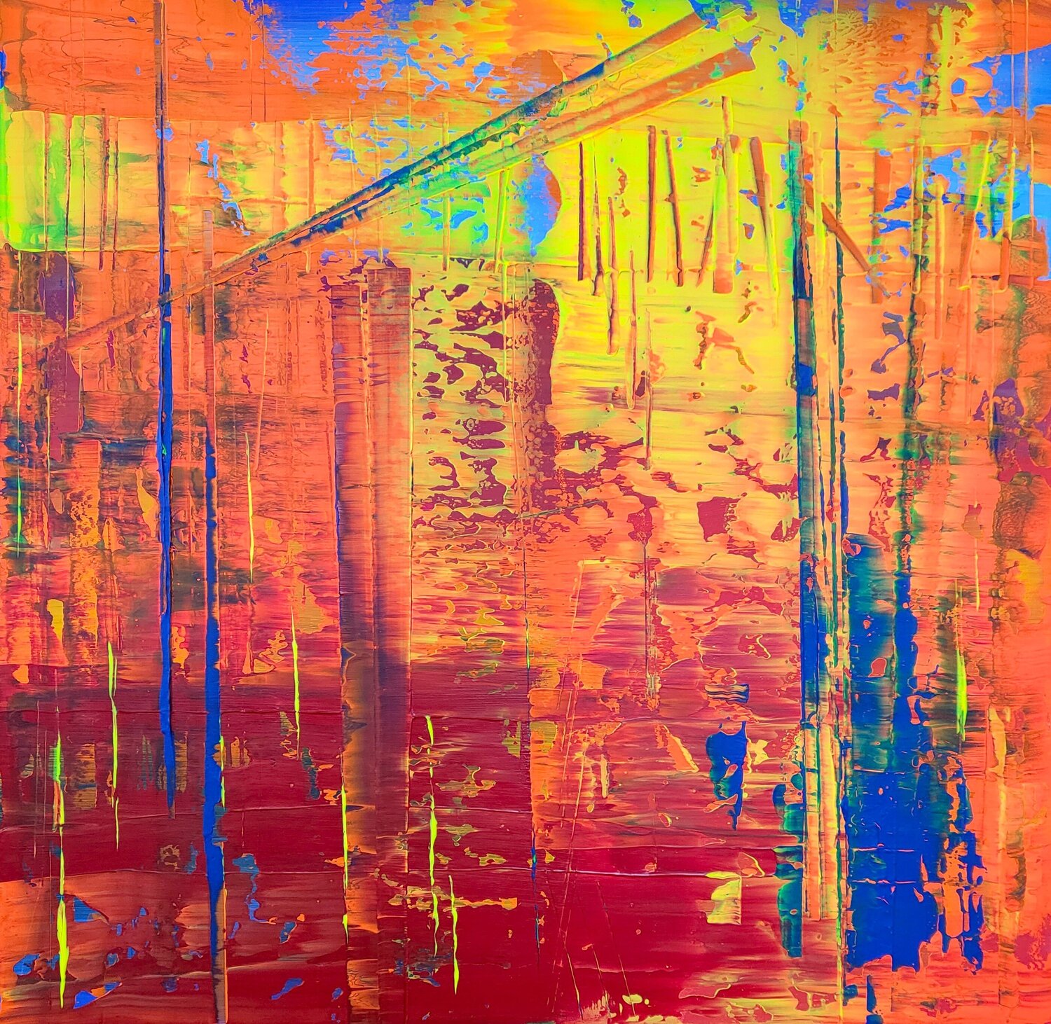 Sphärische Gaunerzinken Kerstin Sokoll Original painting for sale
