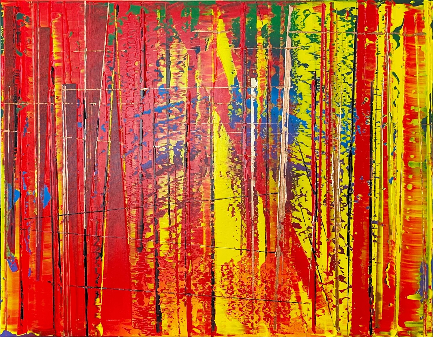 Walduntergang Kerstin Sokoll Original painting for sale