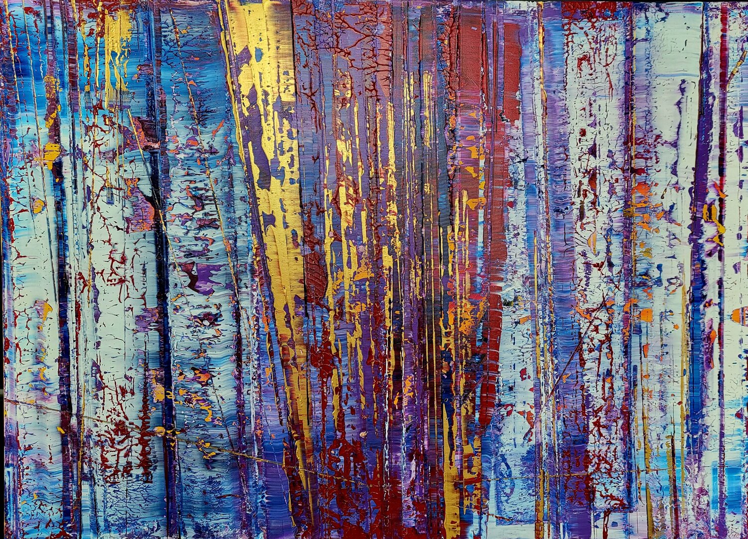Cosmic Depth Kerstin Sokoll Original painting for sale