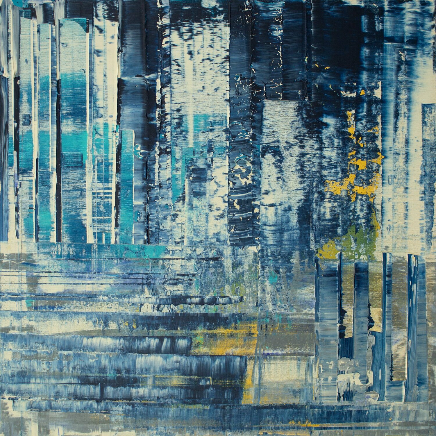 Abstract Blue 3 Kerstin Sokoll Original painting for sale