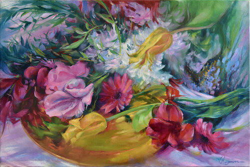 Colours of Summer by Vlada Kadymova, Painting for Sale on Select