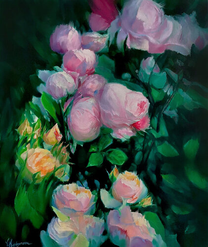 Blooming by Vlada Kadymova, Painting for Sale on Select