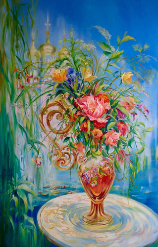 Springtime by Vlada Kadymova, Painting for Sale on Select