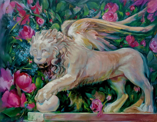 Lord of Roses by Vlada Kadymova, Painting for Sale on Select