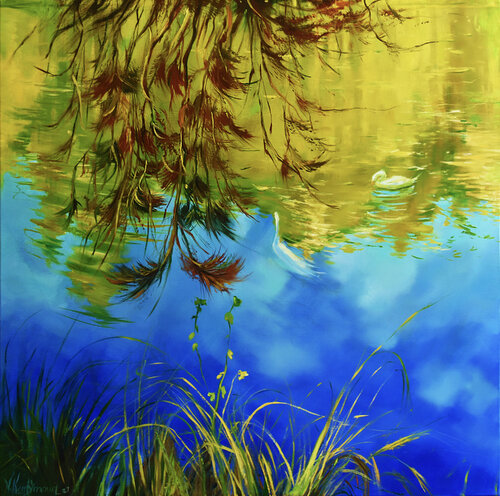 Calm Morning by Vlada Kadymova, Painting for Sale on Select