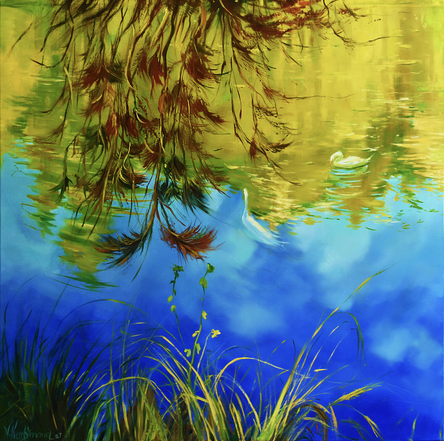 Calm Morning Vlada Kadymova Original painting for sale