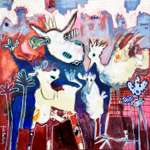 We Are Family by Fredi Gertsch, Painting for Sale on Select