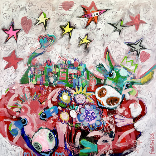 Give Peace A Chance by Fredi Gertsch, Painting for Sale on Select
