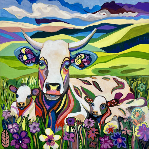 BabyMum by Fredi Gertsch, Painting for Sale on Select