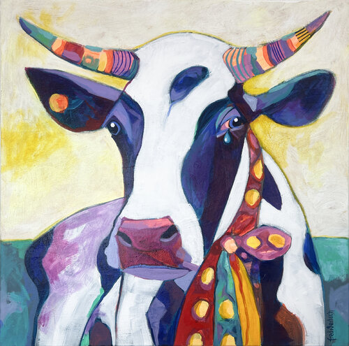 Mooody Blues by Fredi Gertsch, Painting for Sale on Select