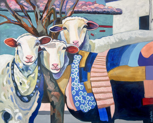 Patchwork Dreams by Fredi Gertsch, Painting for Sale on Select