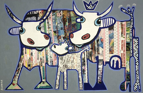 We are familiy by Fredi Gertsch, Painting for Sale on Select