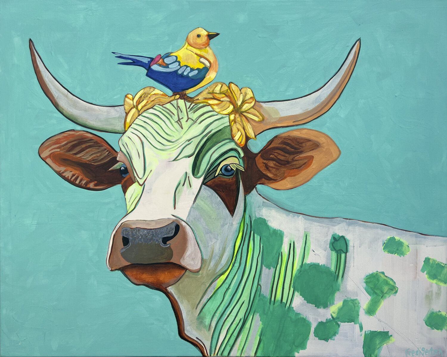 Serena Fredi Gertsch Original painting for sale