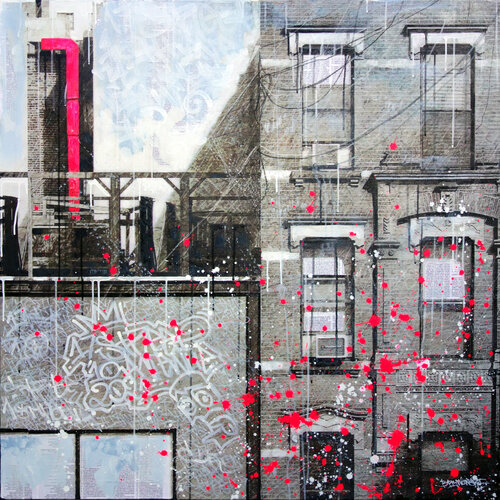High Line View #3 by Tomasz Brynowski, Painting for Sale on Select