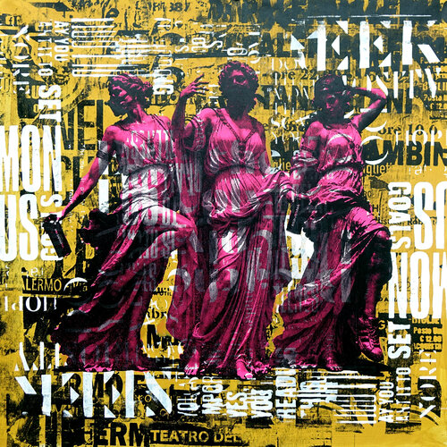 The Three Goddesses 02 by Tomasz Brynowski, Painting for Sale on Select