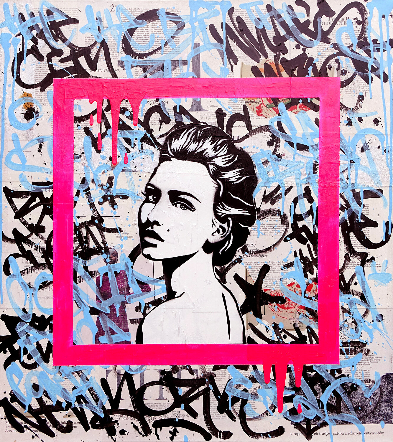 Portrait of a Lady Tomasz Brynowski Original painting for sale