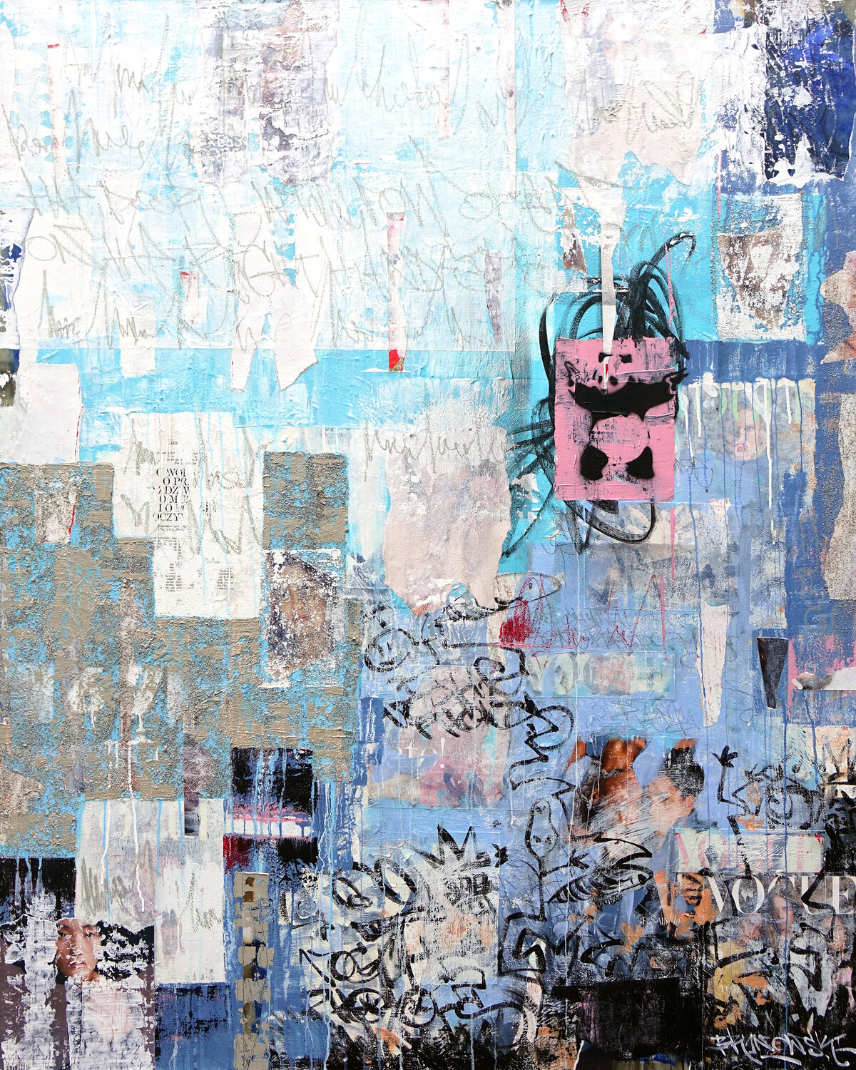 Number 18 Tomasz Brynowski Original painting for sale