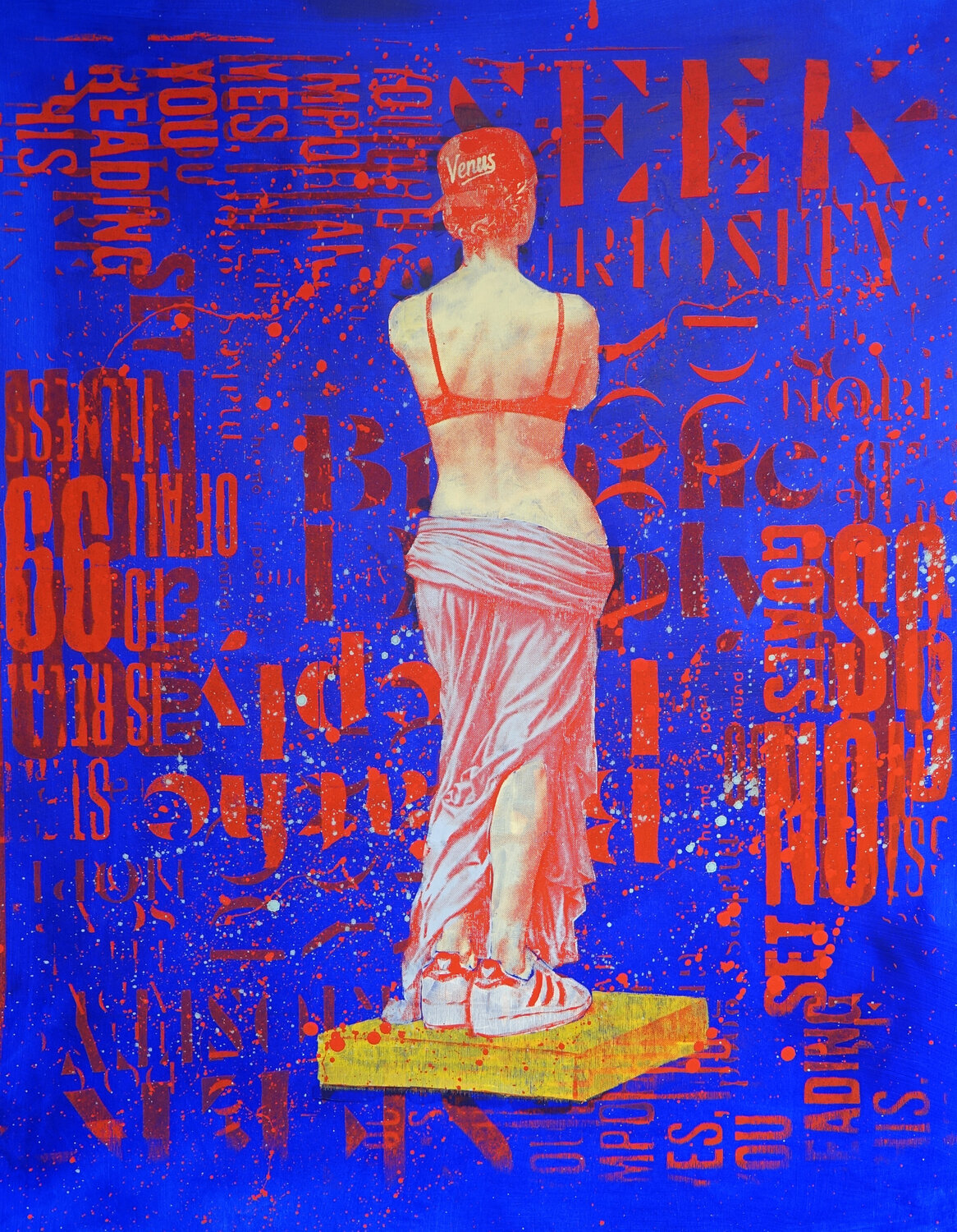 Urban Aphrodite 04 Tomasz Brynowski Original painting for sale