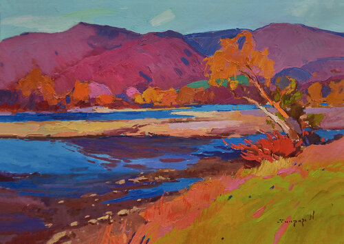 Colors of Autumn by Alexander Shandor, Painting for Sale on Select