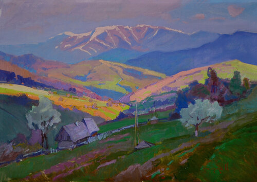 Quiet Evening by Alexander Shandor, Painting for Sale on Select