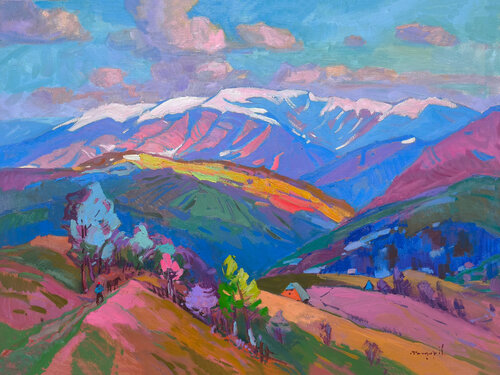 Krasna Meadow by Alexander Shandor, Painting for Sale on Select
