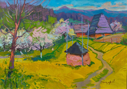Time of Bloom by Alexander Shandor, Painting for Sale on Select