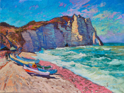 The Windy Shore by Alexander Shandor, Painting for Sale on Select