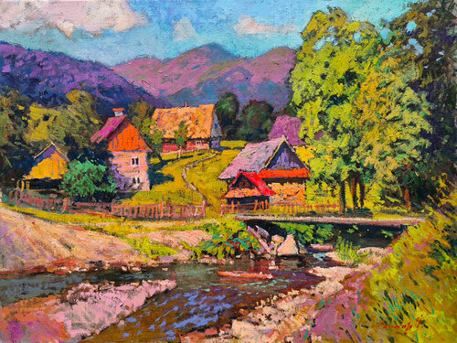 Summer Pylypets by Alexander Shandor, Painting for Sale on Select