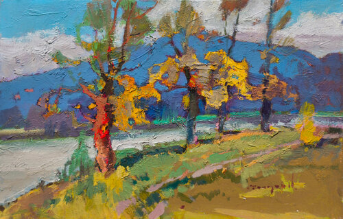 Autumn Colors by Alexander Shandor, Painting for Sale on Select