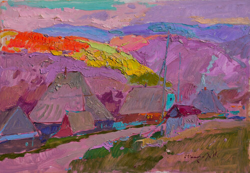 Evening by Alexander Shandor, Painting for Sale on Select