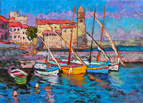 Collioure by Alexander Shandor, Painting for Sale on Select