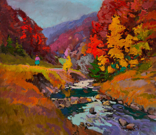 Autumn Day von Alexander Shandor, Malerei kaufen auf Select