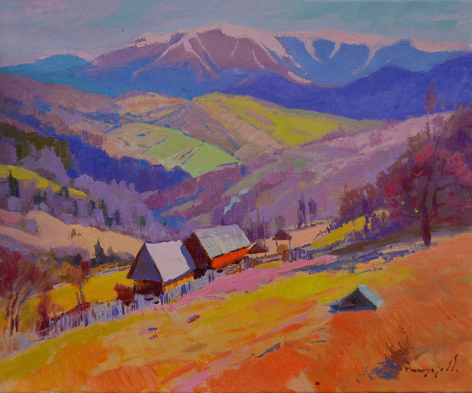 Warm March Alexander Shandor Original painting for sale