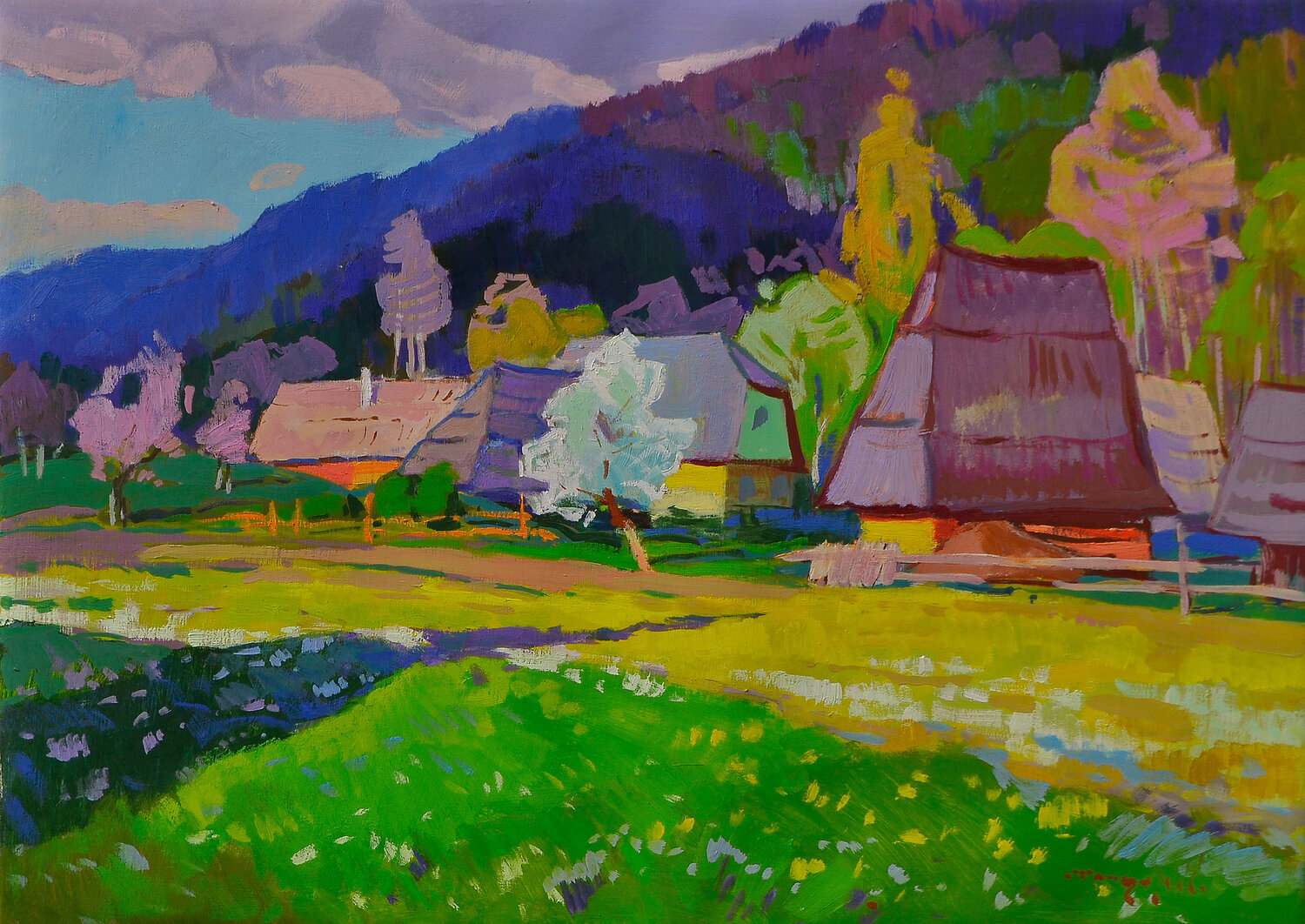 Spring Synevyr Alexander Shandor Original painting for sale