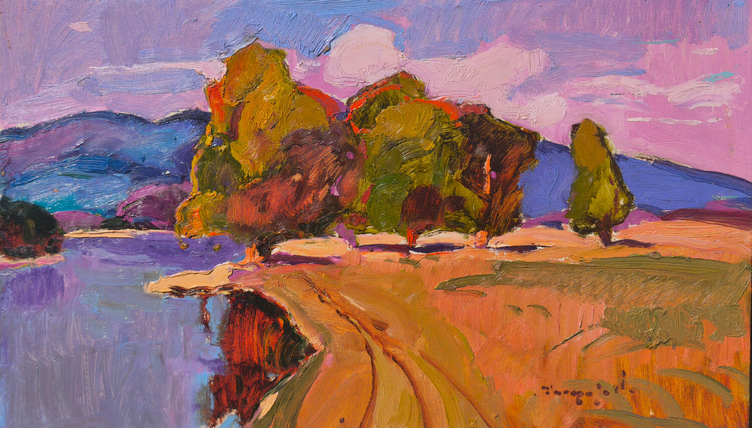 Old Trees Alexander Shandor Original painting for sale