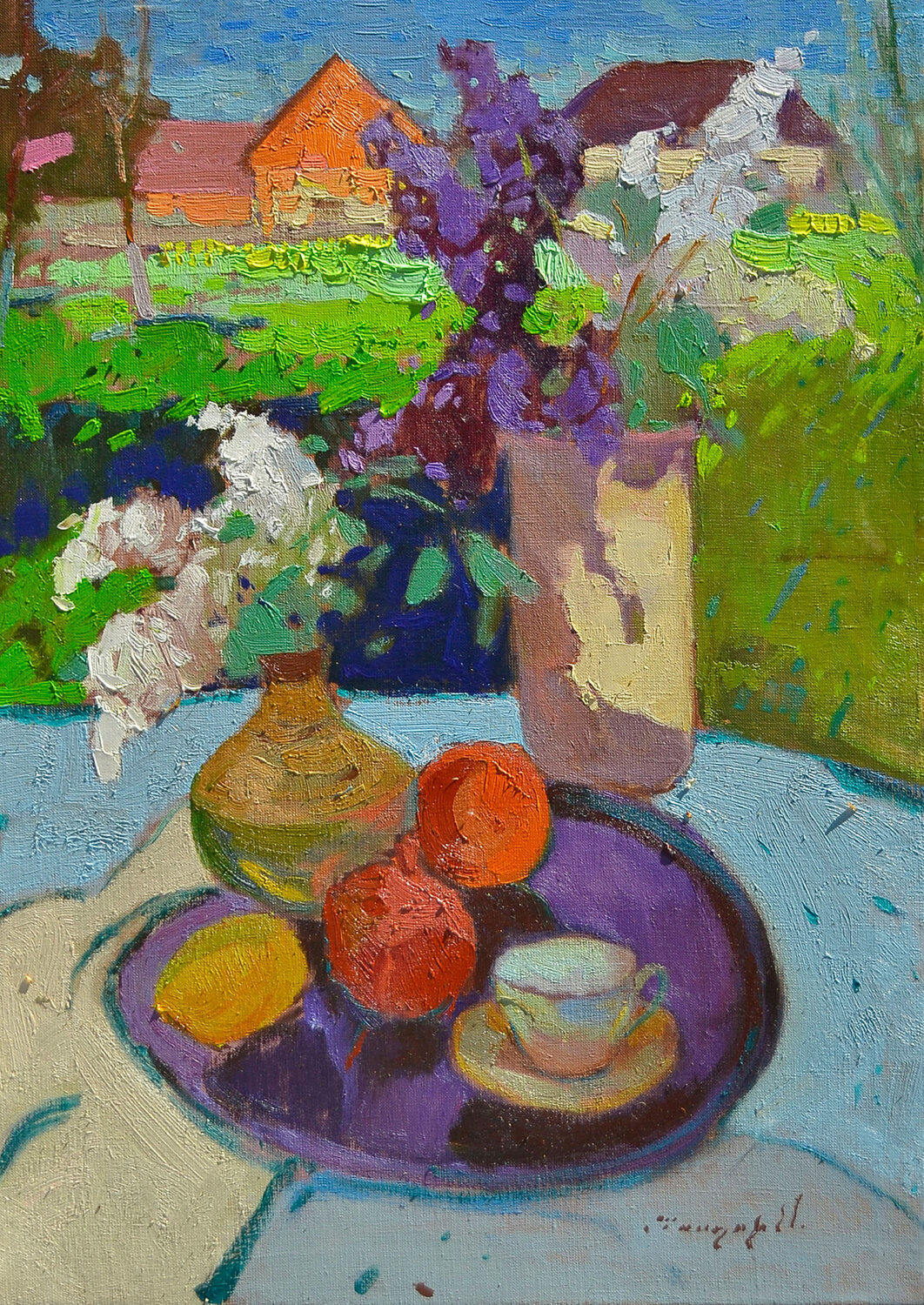Field Silence Alexander Shandor Original painting for sale