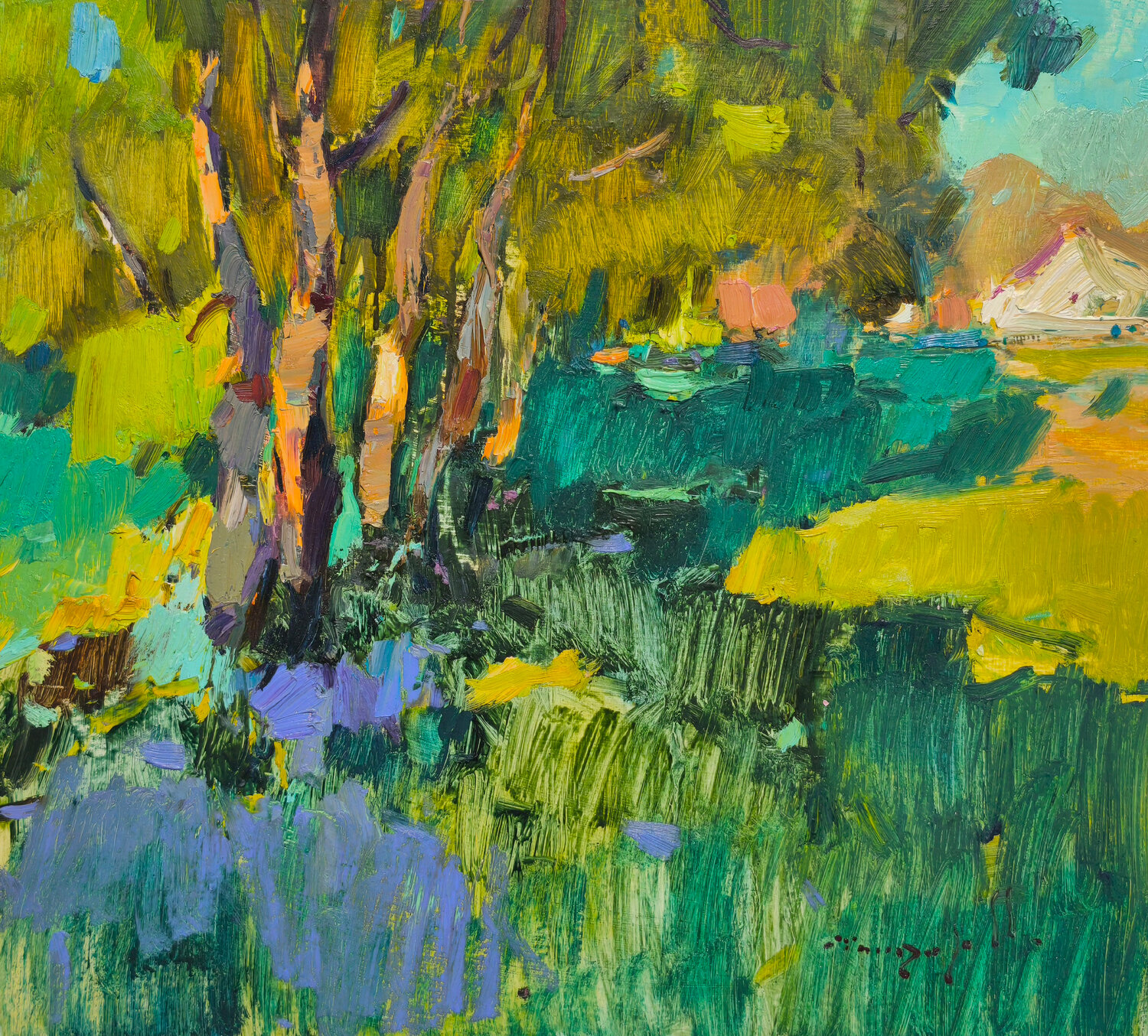 At the Boundary Alexander Shandor Original painting for sale