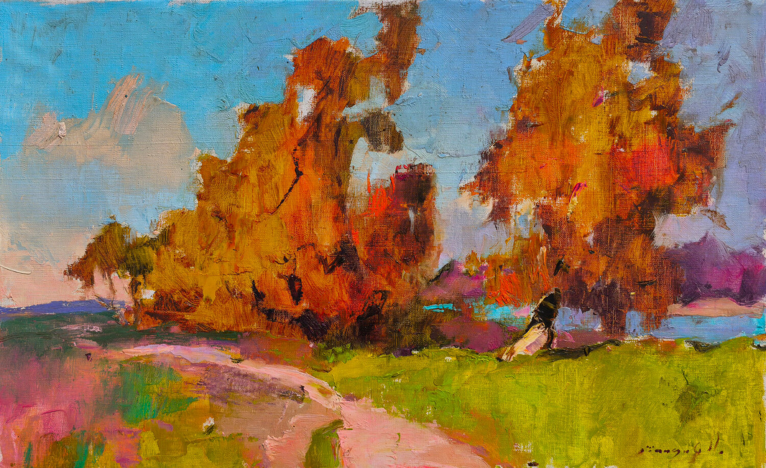 We Have Autumn Alexander Shandor Original painting for sale