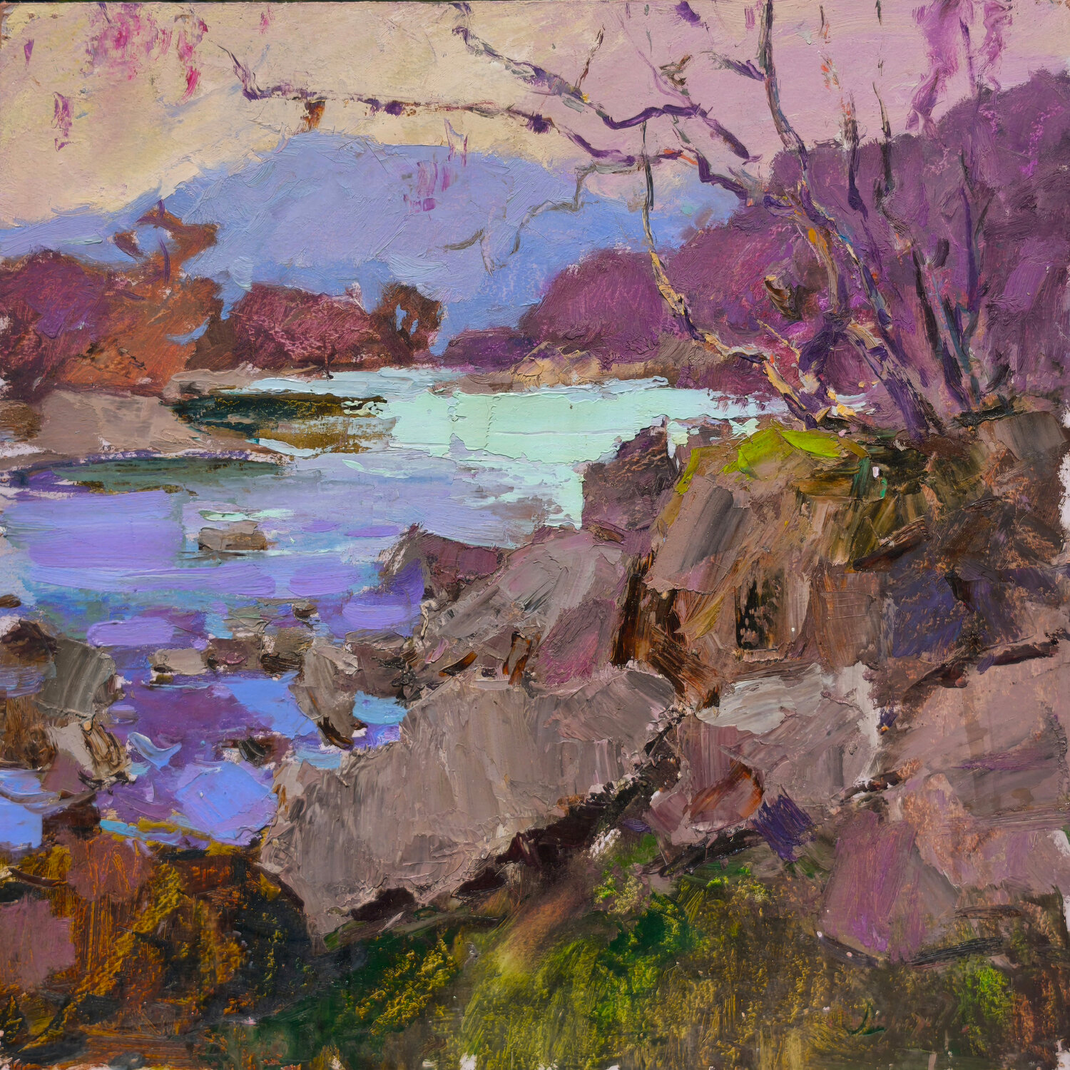 Stones Alexander Shandor Original painting for sale