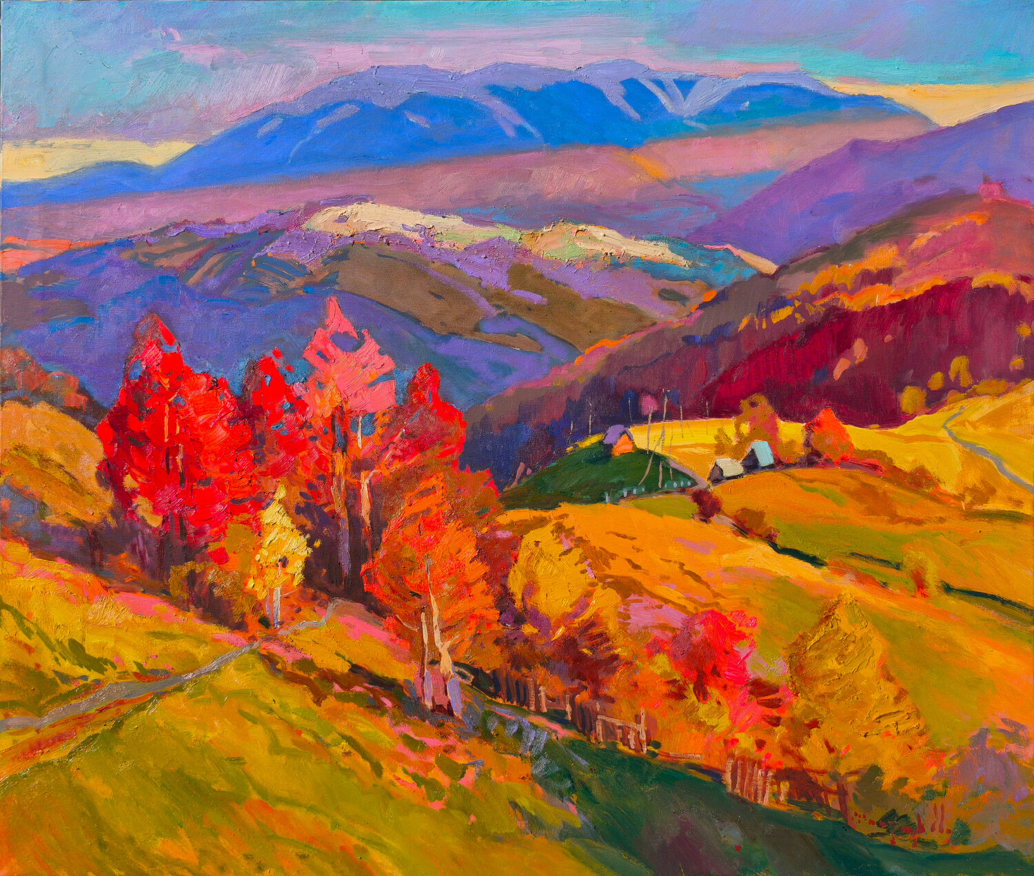 Fall Colors Alexander Shandor Original painting for sale