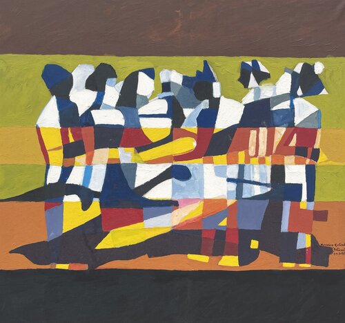 All together by Maurice Tchinda, Painting for Sale on Select