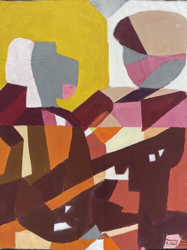 Love story by Maurice Tchinda, Painting for Sale on Select