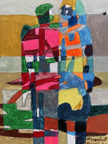 Our love story by Maurice Tchinda, Painting for Sale on Select